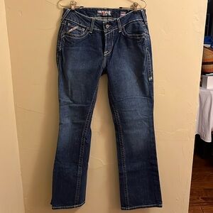 EUC Ariat FR women’s mid-rise boot leg jeans, size 28S